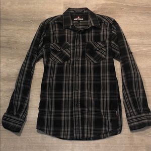 Airwalk Plaid Button Down
